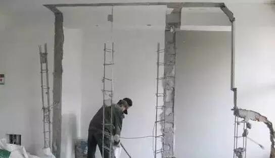 福州裝修設計-墻體中的鋼筋不能拆 福州裝修設計-墻體中的鋼筋不能拆